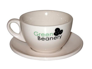 Green Beanery mugs and cups