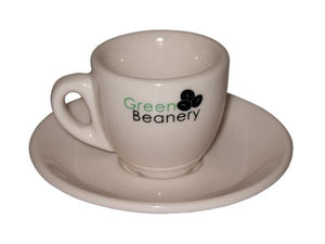 Green Beanery mugs and cups