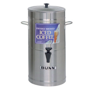 Bunn 3 Gallon Iced Cylinder Style Iced Tea/Coffee Dispensers, ICD-3 w/ Reservoir, Decaf