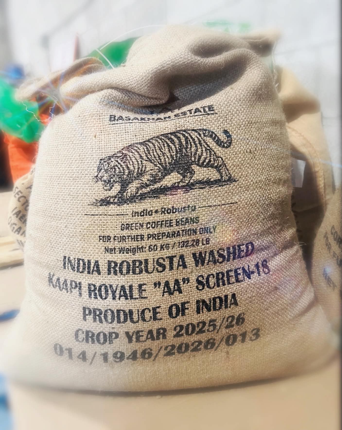 Unroasted - Indian Robusta Parchment Kaapi Royale SC18 (Coffee of the Week)