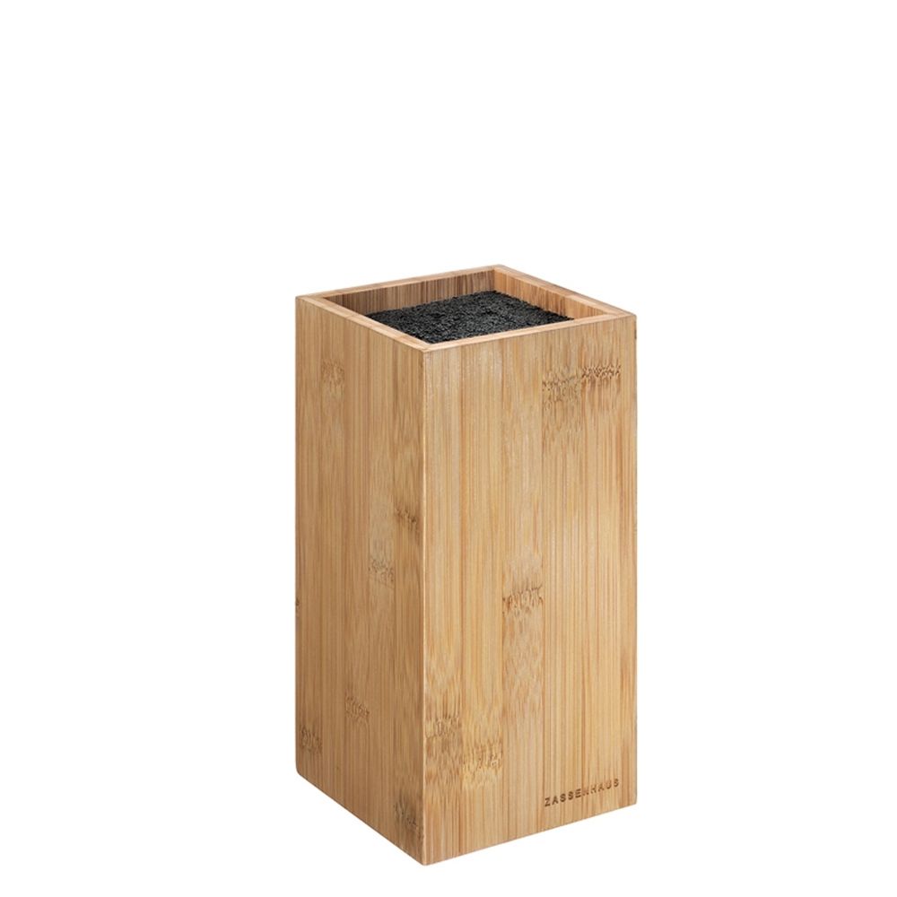 Zassenhaus Ecoline - Knife Block - Square - Bamboo