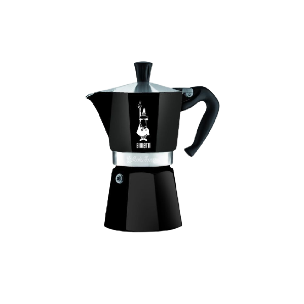 Bialetti Moka Express Espresso Maker Black - 3 Cup and 6 Cup