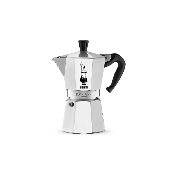Bialetti Moka Express Espresso Maker - 1 Cup, 3 Cup, 6 Cup, 9 Cup and 12 Cup