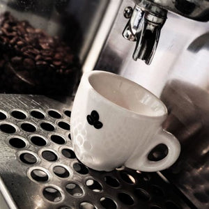 A FREE Espresso Cup & Saucer Set of Six with every $100 purchase of coffee