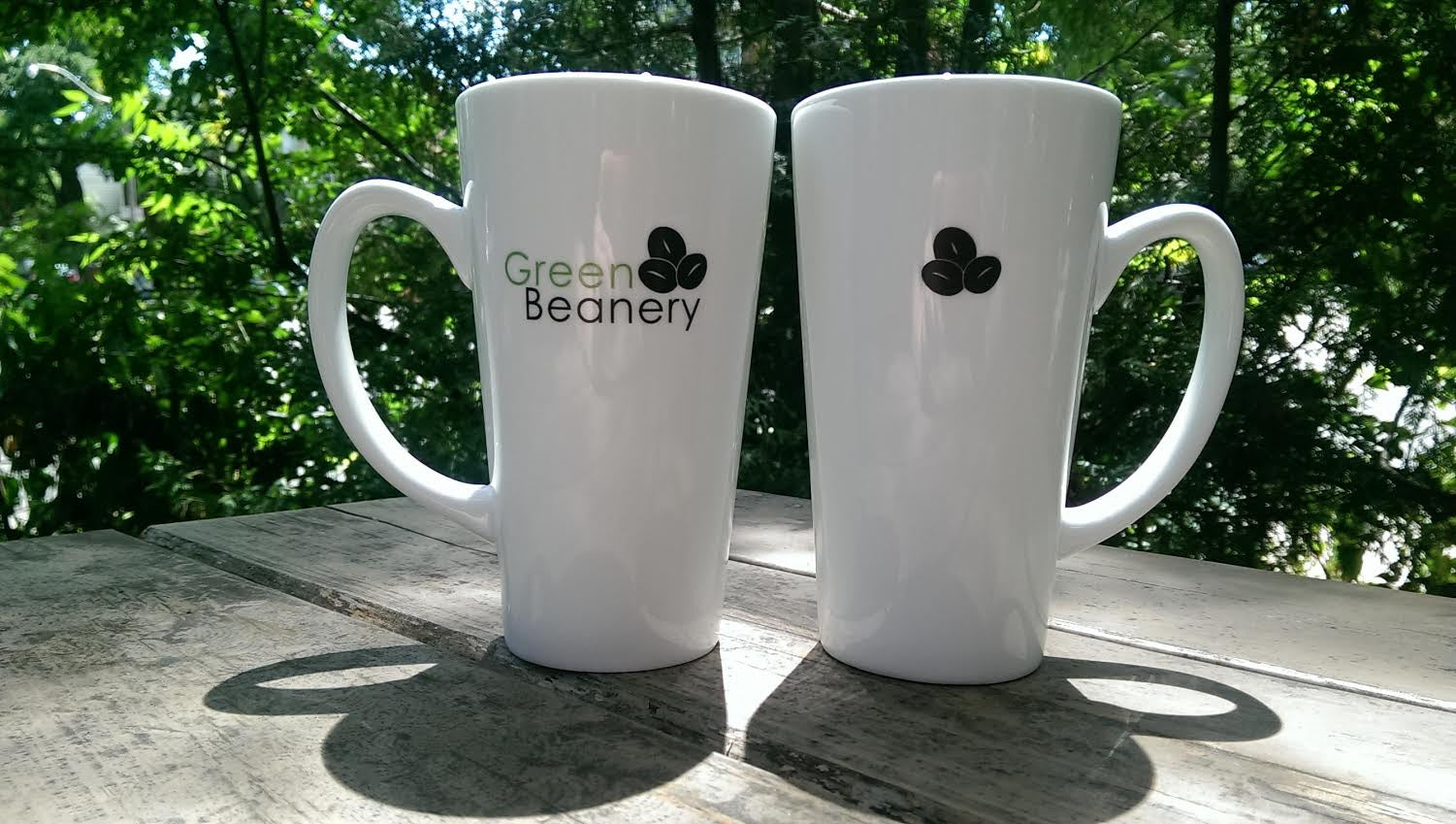 A FREE Set of Six 16 oz Green Beanery Mugs with every $100 purchase of coffee