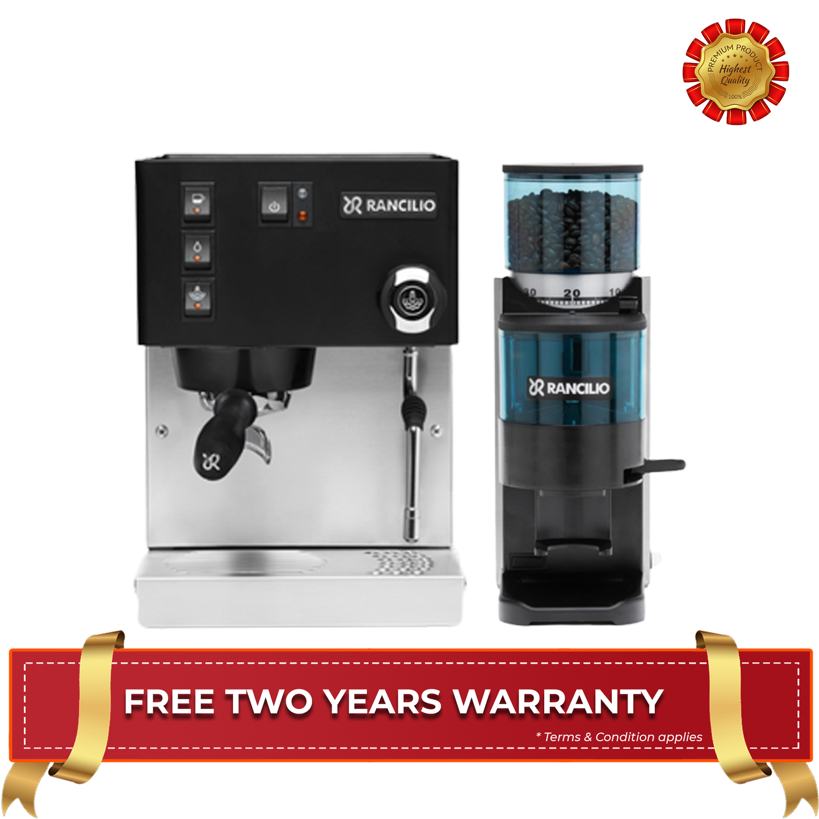 Rancilio Combo Silvia V6 & Rocky Doser
