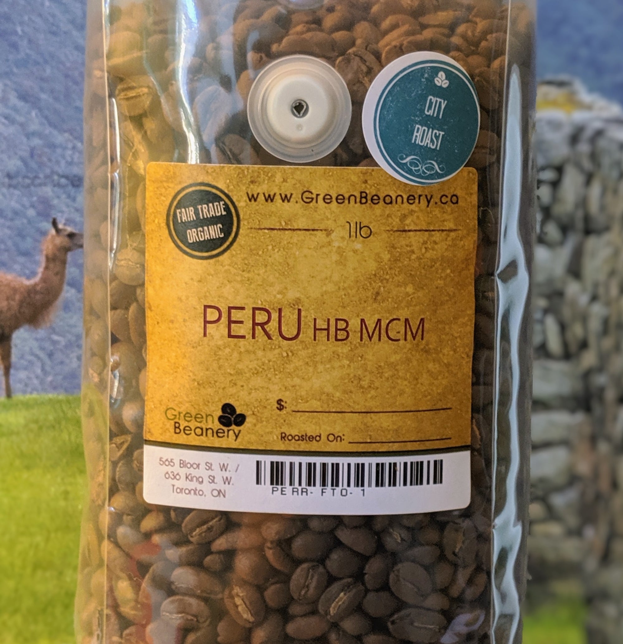 Roasted - Peru Fair Trade Organic HB MCM