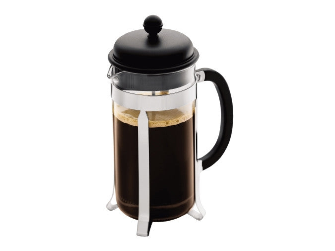 Bodum Caffettiera Coffee Maker, 8 cup, 1.0 l, 34 oz Black