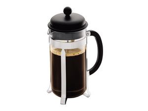 Bodum Caffettiera Coffee Maker, 8 cup, 1.0 l, 34 oz Black