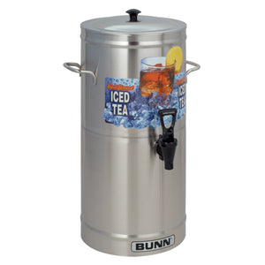 Bunn 3 Gallon Iced Cylinder Style Iced Tea/Coffee Dispensers, ICD-3 w/ Reservoir, Decaf