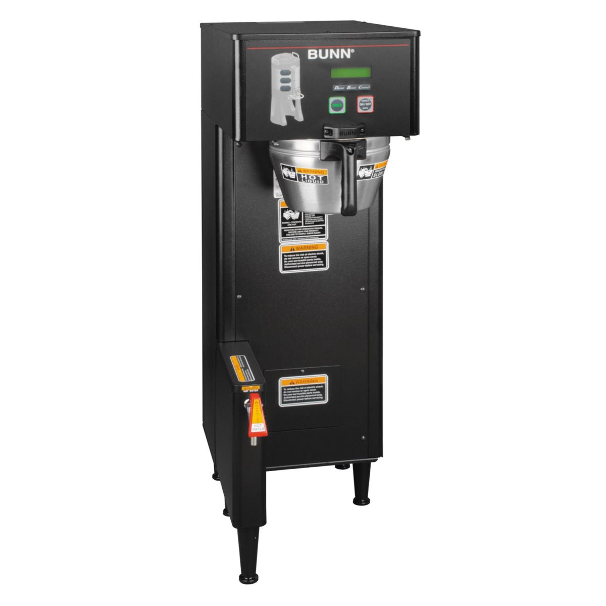 Single TF DBC 120/240V Black, Funnel Lock