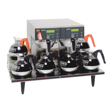 Bunn Axiom 0/6 Twin 12-cup Digital Automatic Coffee Brewer with 6 Warmers