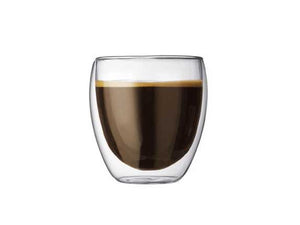 Bodum Pavina Dwg Glass, Double Wall, Small, 0.25 L, 8 Oz, Clear