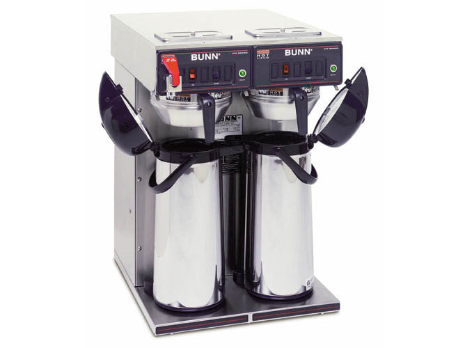 Bunn Twin Airpot Coffee Brewer, CWTF Twin APS, with piped water connection
