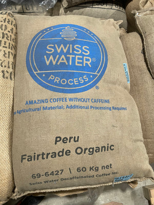Unroasted - Peru Fair Trade Organic Swiss Water Process DECAF