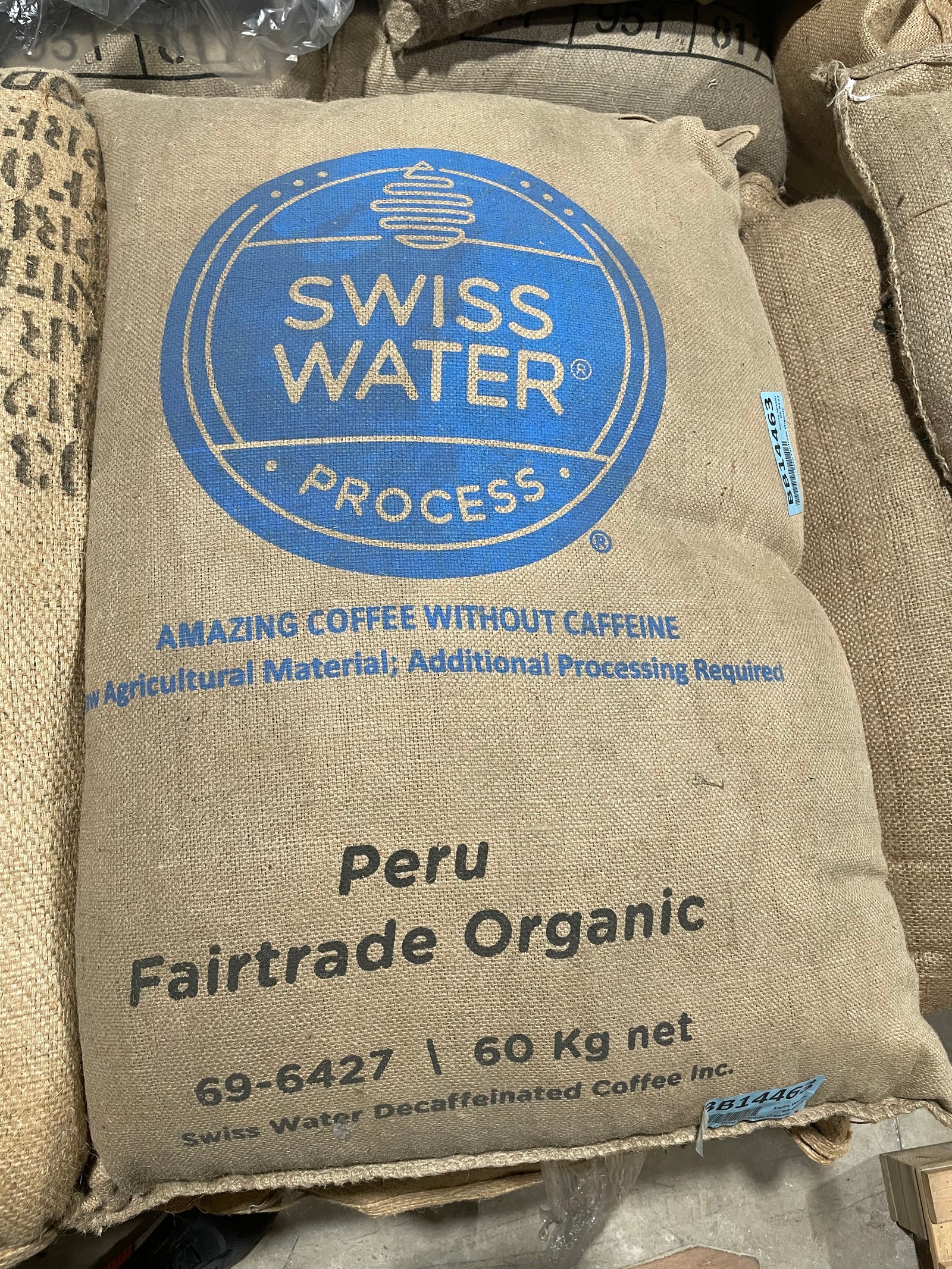 Roasted - Peru Fair Trade Organic Swiss Water Process DECAF