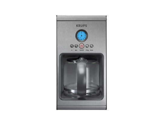 Krups Intuitive 10-cup coffee maker with glass carafe