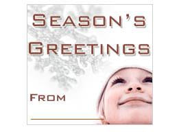 Custom Holiday Labels (12 per Sheet)