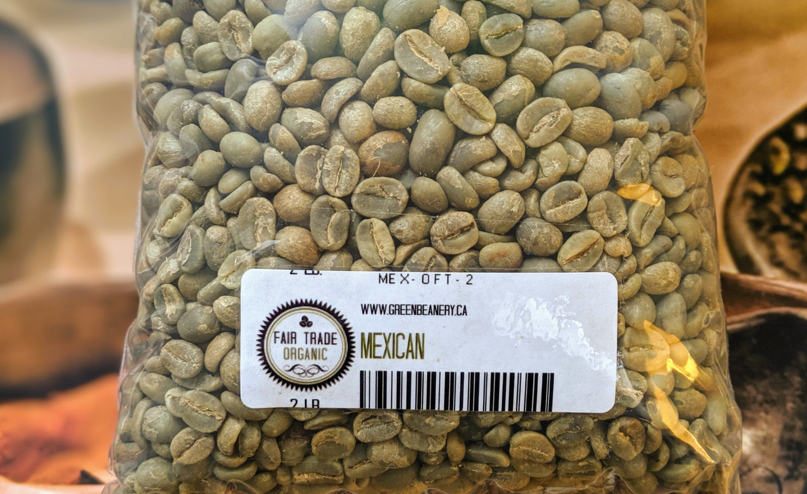 Unroasted - Mexican Chiapas HG EP Fair Trade Organic (Coffee of the Week)