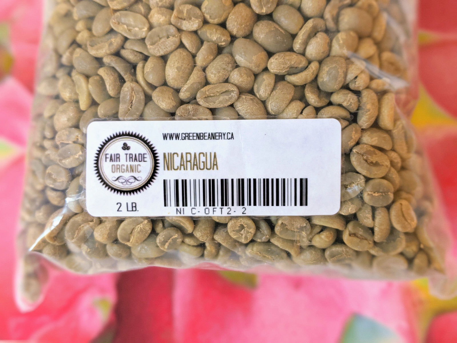 Unroasted - Nicaragua Fair Trade Organic SHG EP