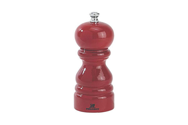 Peugeot Paris Red Lacquer Salt Mill (5")