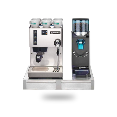 Rancilio Combo Silvia V6 & Rocky No Doser with Base