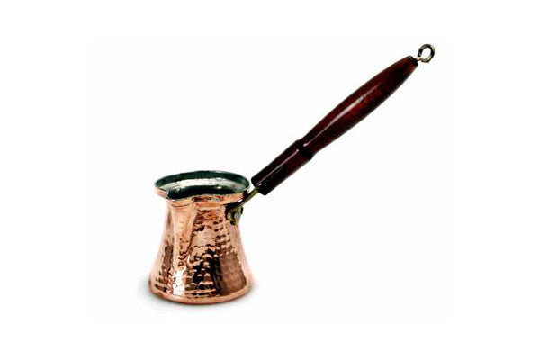 Coffee Pot with Wooden Handle - Ibrik for Turkish Coffee