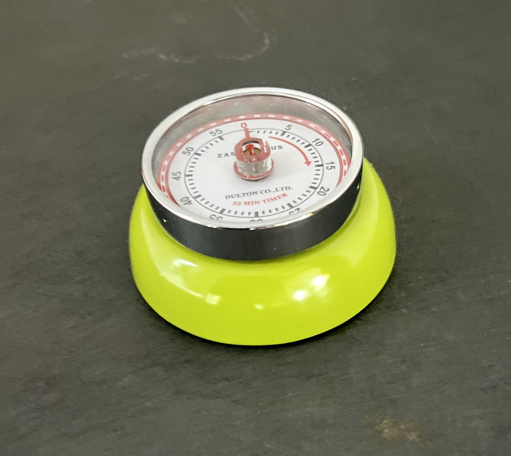 Zassenhaus Retro Kitchen Timer - Magnetic - Green Beanery