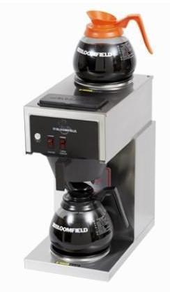 Bloomfield Koffee King Pour Over Coffee Brewer Two Warmers