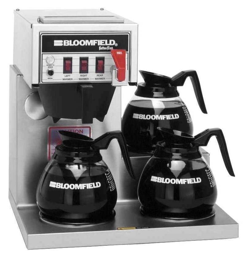 Bloomfield Koffee King Pour Over Coffee Brewer Three Warmers