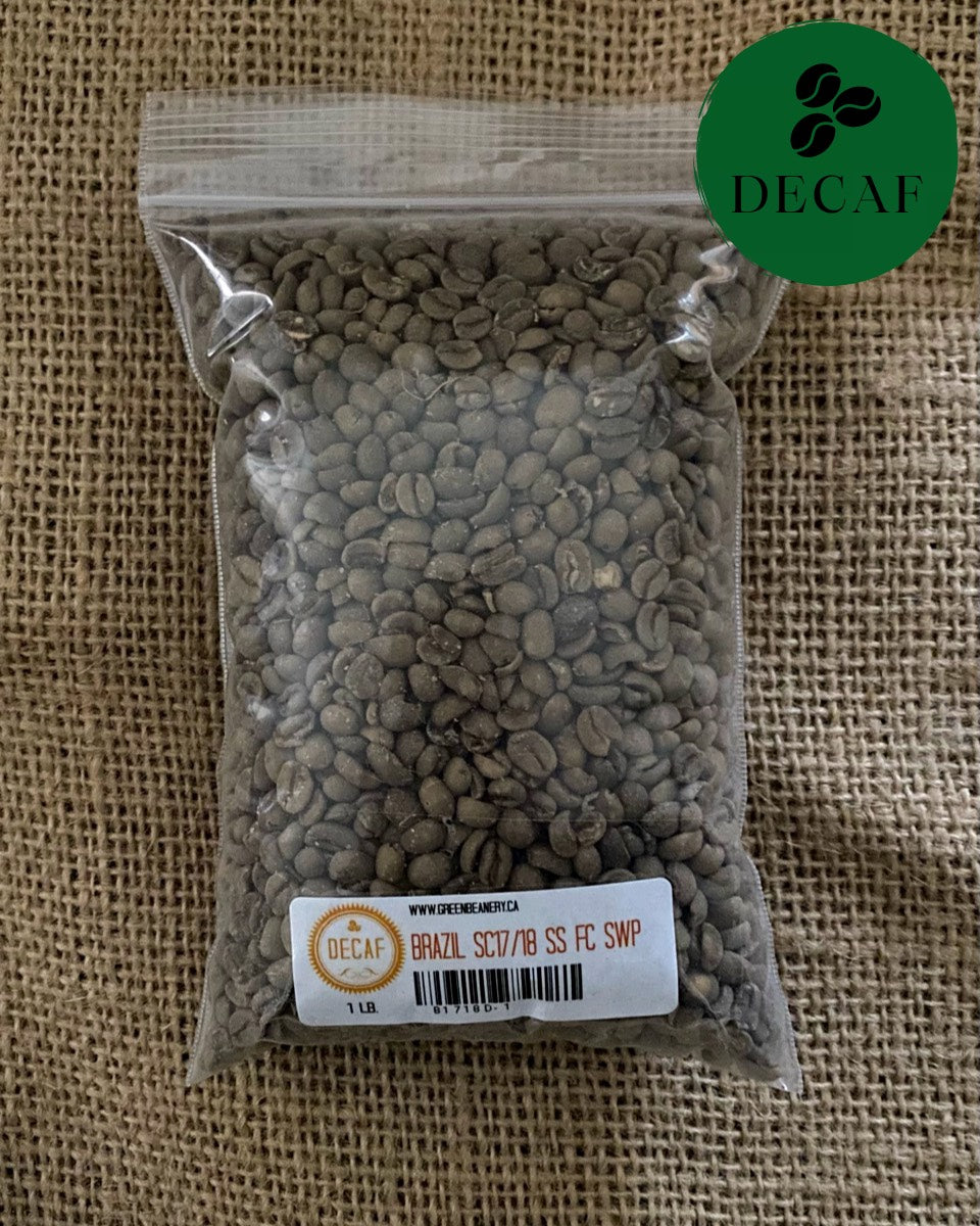 Unroasted - Brazil SC 17/18 Swiss Water Process DECAF