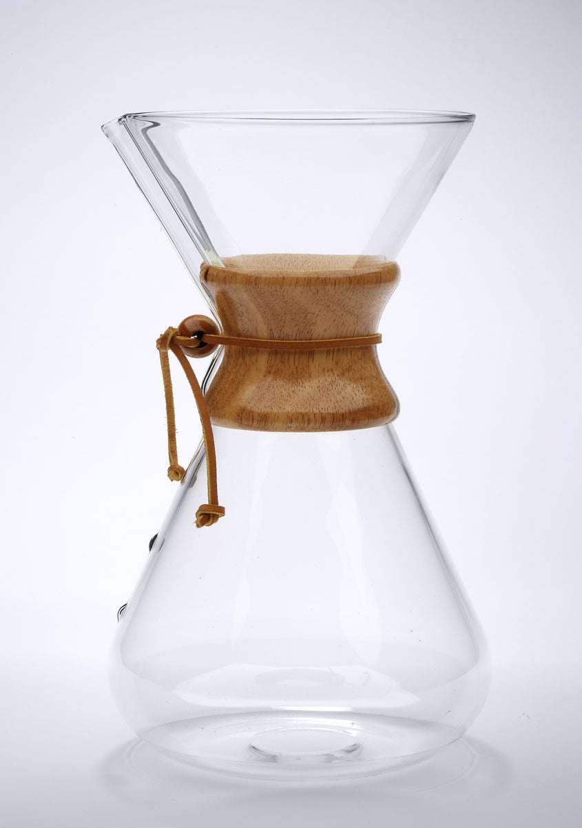 Chemex Hand Blown 13 Cup Pourover Coffeemaker (1.9L/65oz)
