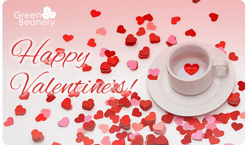 Happy Valentine's - A heart in Cup