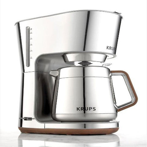 Krups Silver Art 10-Cup Coffee Maker, Thermal Carafe