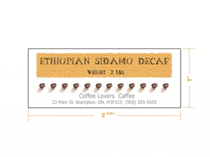 Custom Coffee Labels - Make your own!