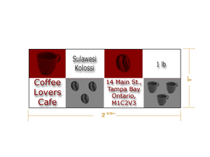 Custom Coffee Labels - Make your own!