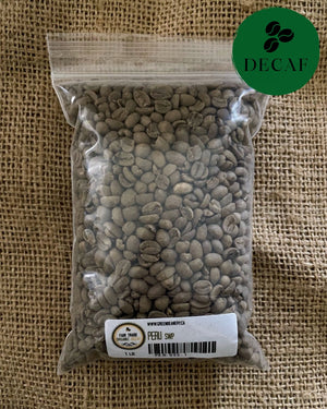 Unroasted - Peru Fair Trade Organic Swiss Water Process DECAF