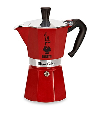 Bialetti 6 Cup Red Moka Colour