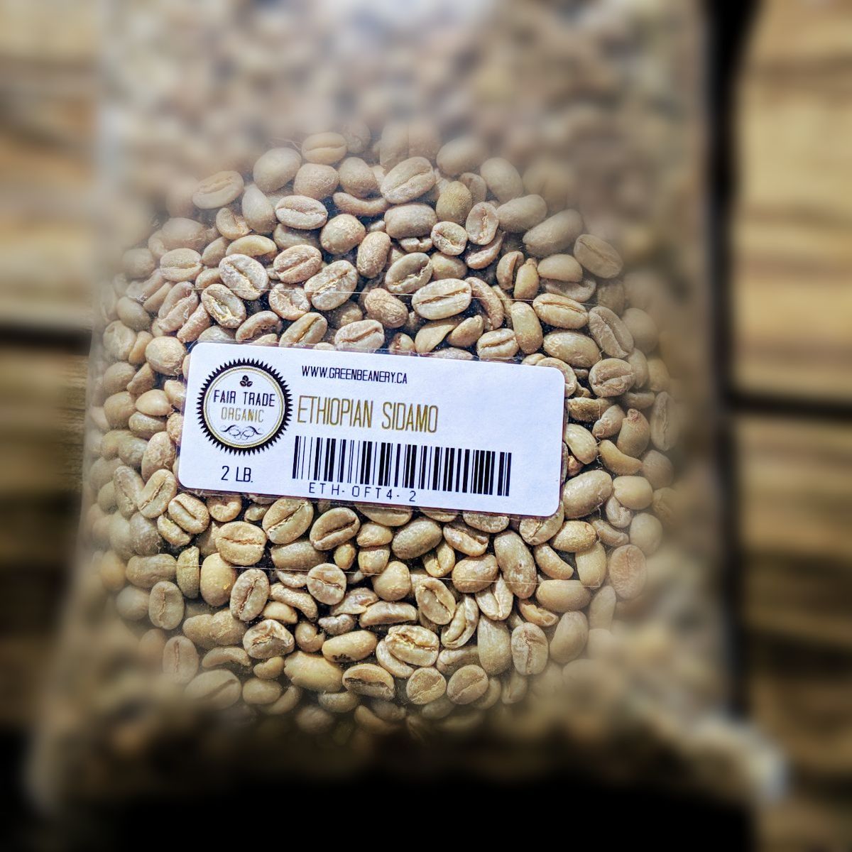 Unroasted - Ethiopian Sidamo GR2 Fair Trade Organic (Coffee of the Week)