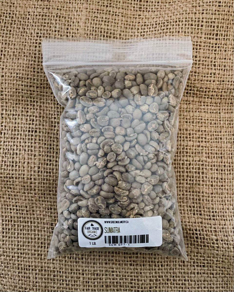 Unroasted - Sumatra Fair Trade Organic GR1