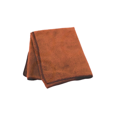 16" x 16" Square Brown Microfiber Towel