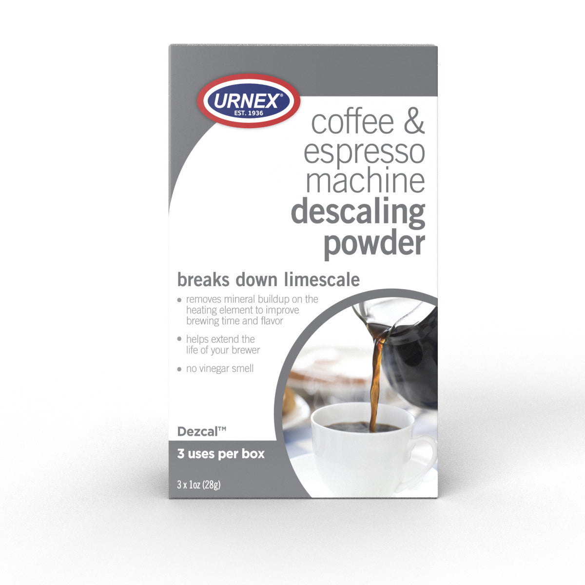 Coffee Machine Descaling Powder - 3 x single use packets